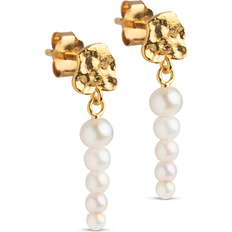 ENAMEL Copenhagen Malaika Earrings - Gold/Pearls