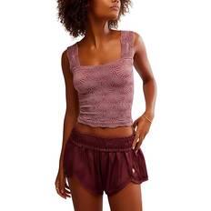 Nylon Chemisiers Free People Love Letter Cami - Red Plum