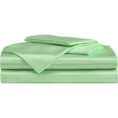 Betsey Johnson Twin Sheets Luxurious Satin Bedding Set Bed Sheet Green