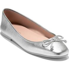 Silver Ballerinas Cole Haan Yara Ballet Flat - Silver Leather