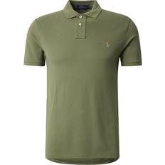 Polo Ralph Lauren Grøn Skjorter Polo Ralph Lauren Slim Poloskjorte I Piqué - Mellemgrøn