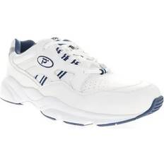 White Walking Shoes Propét Stability Walker Sneakers - White/Navy Leather