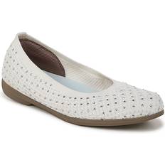 48 ⅓ Ballerinas Bzees Kallie Ballet Flats - Bright White Knit Fabric