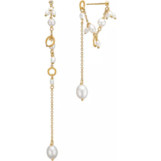 Dulong marina Dulong Piccolo Marina Earrings - Gold/Pearls/Diamonds