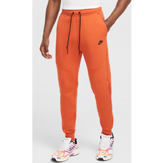 Herr - Mjukisbyxor - Orange Tech Fleece Jogger Pants - Coral