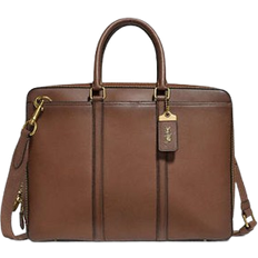 Coach Briefcases Coach Metropolitan Slim Brief - Brass/Saddle