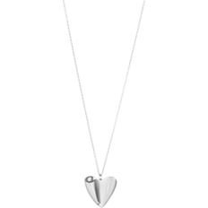 Georg Jensen Heart Pendant Necklace - Silver
