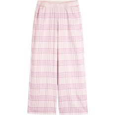 Hollister 24/7 Baggy Flannel Pajama Pants - Light Pink Plaid