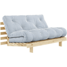 Natural Sofas Karup Design Roots 140 Clear wood Natural Pine/Beach Blue Sofa 140cm 2 Seater