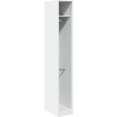 vidaXL 3307774 White Garderobeskab 200x30cm