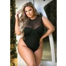 Fantasy Lingerie Raven High Neck Bodysuit