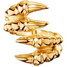 Maria Nilsdotter Ringar Maria Nilsdotter Claw Ring Double - Guldpläterat Silver