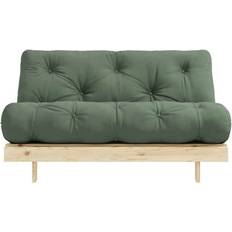 Grøn - Sovesofaer Karup Design Roots 140 Clear Wood Olive Green/Pine Sofa 140cm 2 personers