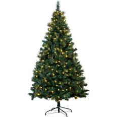 Christmas Tree World Pre-lit Majestic Dew Green Christmas Tree 210cm