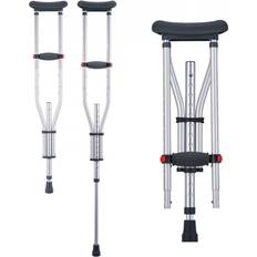 Mejor_valorados Muletas VEVOR 13-Level Height Adjustable Underarm Crutches