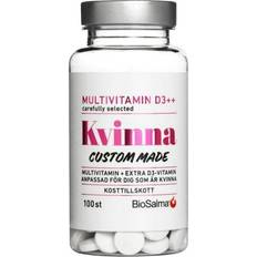 Vitaminer & Kosttilskudd BioSalma Multivitamin Kvinna Vitamin D3++ 100 st