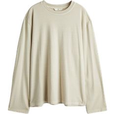 H&M Tops H&M Long Sleeved Jersey Top - Light Beige