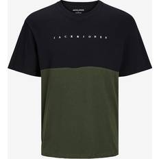 4XL T-shirts Barnkläder Jjstar Jj Blocked Tee SS Crew Neck - Svart