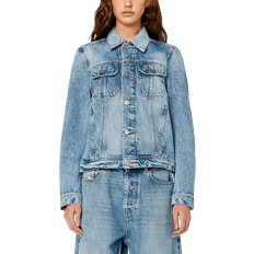 Diesel Women Outerwear Diesel De-Bonny Denim Jacket - Light Wash
