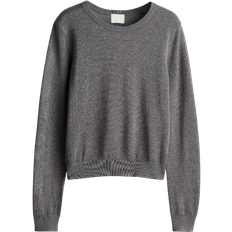 H&M Fine Knit Jumper - Dark Grey Marl