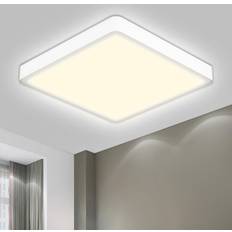 LQWELL LED Deckenlampe IP44 18W 4000K 1600LM Deckenfluter