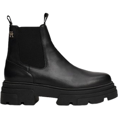 Tommy Hilfiger Boots Tommy Hilfiger Combat Leather Low Chelsea Boots - Negro