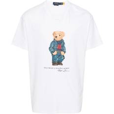 Ralph Lauren T-shirts Ralph Lauren Polo Bear Cotton Jersey Long Sleeve Tee - White