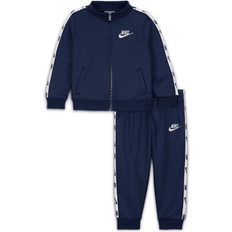 M Sonstige Sets Nike Dri-FIT Baby Pique Zip-Up Jacket Set - Midnight Navy