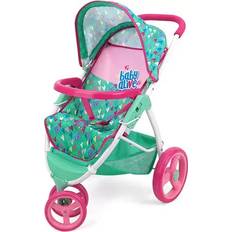 Baby Alive Baby Alive Doll Jogging Stroller Green Pink Hearts