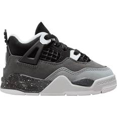 23½ Kinderschuhe NIKE Jordan 4 Retro TD - Black/Anthracite/Black/White