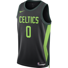 Jayson Tatum Boston Celtics 2024/25 City Edition Nike Men's Dri-FIT NBA Swingman Jersey in Black FQ4335-011