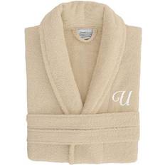 Beige Robes Turkish Cotton Personalized Terry Bathrobe - Unisex