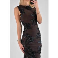 Noella Lavinia Dress - Chocolate Black