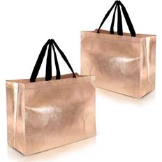 Rose Gold Wrapping Paper & Gift Wrapping Supplies Nush Nush Rose Gold Gift Bags Set of 12