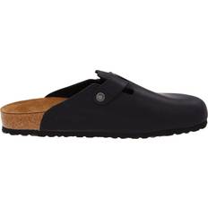 Birkenstock Boston Leather Clog - Black