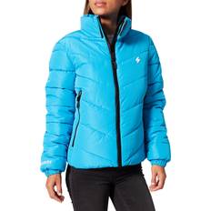 Superdry Non Hooded Sports Puffer Jacket - Aqua