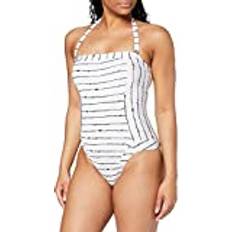 Emporio Armani Mania One Piece Baddräkt - Vit/Svart