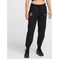 Divise da calcio FC Barcelona Tech Fleece Nike Fußball-Jogger mit mittelhohem Bund (Damen) Schwarz (EU 48-50)