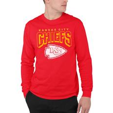 JUNK FOOD Clothing x NFL Kansas City Chiefs Bold Logo Men's and Women's Long Sleeve Fan Shirt