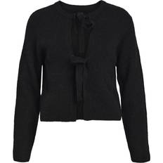 Object Cropped Reversible Cardigan - Black