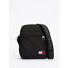 Tommy Hilfiger Essential Logo Crossbody Reporter Bag - Black