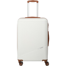 Travelite Bali 67cm - Weiss/Cognac