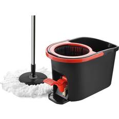 Mops MantraRaj Microfiber Spin Mop and Bucket Set 120cm H X 47.3cm W X 27.5cm D