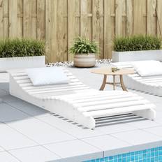 White Sun Beds Metro Lane Plattsburg Reclining Single Chaise 205cm H x 80cm W x 205cm L