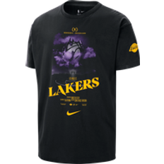 Nike Los Angeles Lakers Courtside Men's Nike NBA T-Shirt Black Cotton