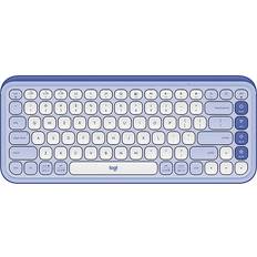 Purple Keyboards Logitech POP Icon Keys Wireless Keyboard