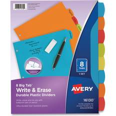 Binders & Folders Avery 8-Tab Durable Plastic Dividers