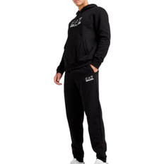 Emporio Armani Jumpsuits & Overalls Emporio Armani EA7 Carbon Logo Overhead Tracksuit - Black