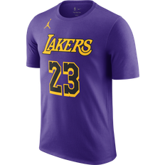 NBA Camisetas Jordan Nike Los Angeles Lakers Statement Edition Men's NBA T-Shirt Purple