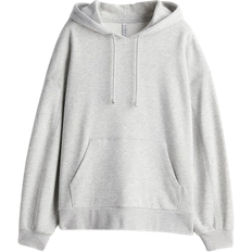 H&M XXL Gensere H&M Oversized Hoodie - Grey Mottled